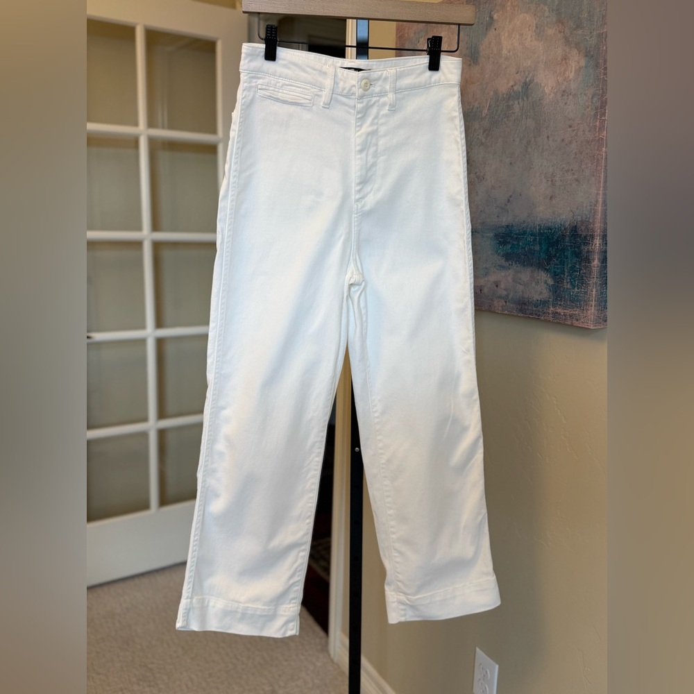 Quince Ivory Ankle-Length Pants